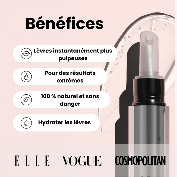 Repulpeur Lèvres – Effet injection sans aiguille